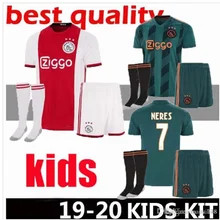 Футбольная Футболка Rapid transit 19 20 Ajaxes DE JONG, новая футбольная Футболка для чемпиона, ZIYECH SCHONE Ajaxes, Детский комплект, Джерси