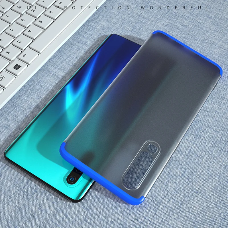

Fashion Anti Knock Phone Case For Huawei P30 Mate 20 Pro Honor 8X View 20 Y9 Prime P20 Lite 2019 Slim Matte Clear Hard Cover