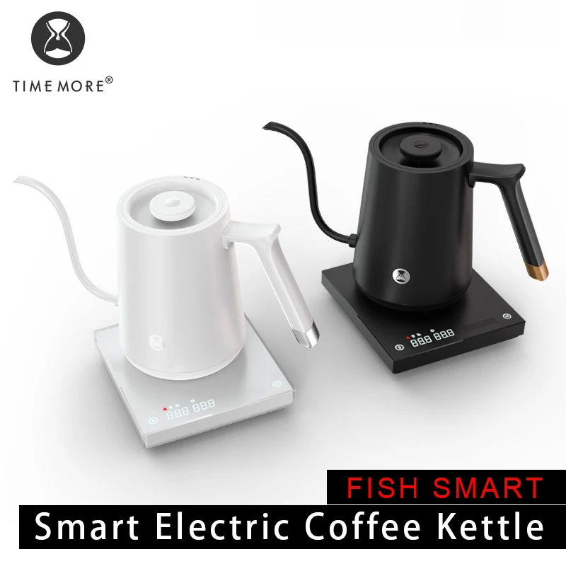 Timemore Store Fish Smart Electric Coffee Kettle Gooseneck 600800ml
