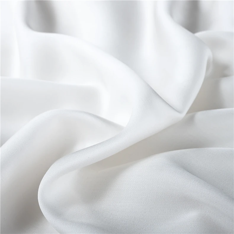 Description Picture 5 of itemNatural Mulberry Silk Flat Sheet Solid Color Bed Sheet High Quality King Size Bedding Sheet Home Textile Sheet