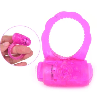 1PC Vibrator Ring Massage Stick Masturbation Lasting Delay Cocking Stimulate Utensils Massage Clitoris Anal Vibration For Men 4