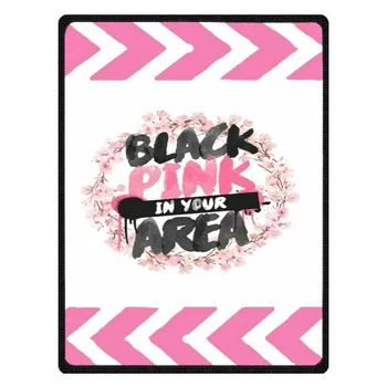 

BLACKPINK bedspread blanket Super Soft Custom Flannel Blanket to on for the sofa/Bed/Car Portable Blankets