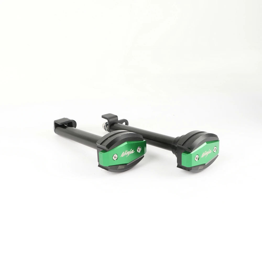 Green Рамка Ползунки Краш колодки протектор для Kawasaki NINJA ZZR1400 ZX-14R 17 18 - Цвет: Green