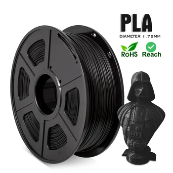 

Black PLA Filament 3D printer 100% No Babble for 3D printing with 1kg 1.75mm Fast Delivery пластик для 3д принтера