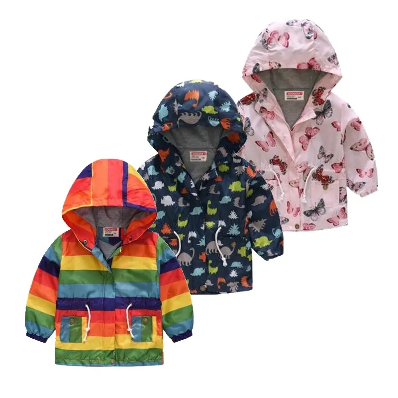 

2019 Autumn Winter Jackets Hooded Boys&girls Kids Coats Jacket Por Baby Winter Overalls Fall Infant Girl Clothes For Girls