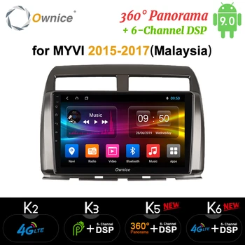 

Ownice k3 k5 k6 Android 9.0 Car Radio for TOYOTA MYVI 2015 -2017 4G LTE DSP 360 Panorama Optical GPS Navigation tape recorder