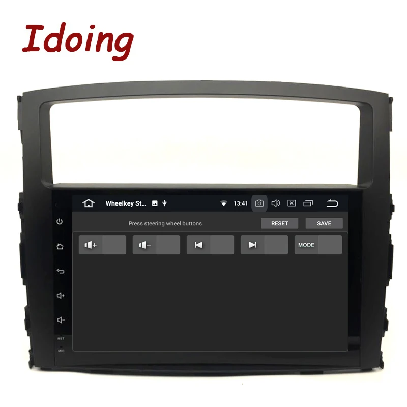 Автомобильный GPS плеер Idoing 9 &quot Android 0 для Mitsubishi Pajero V97 V93 2006 2011 8 ядер 4 Гб + 32 ГБ