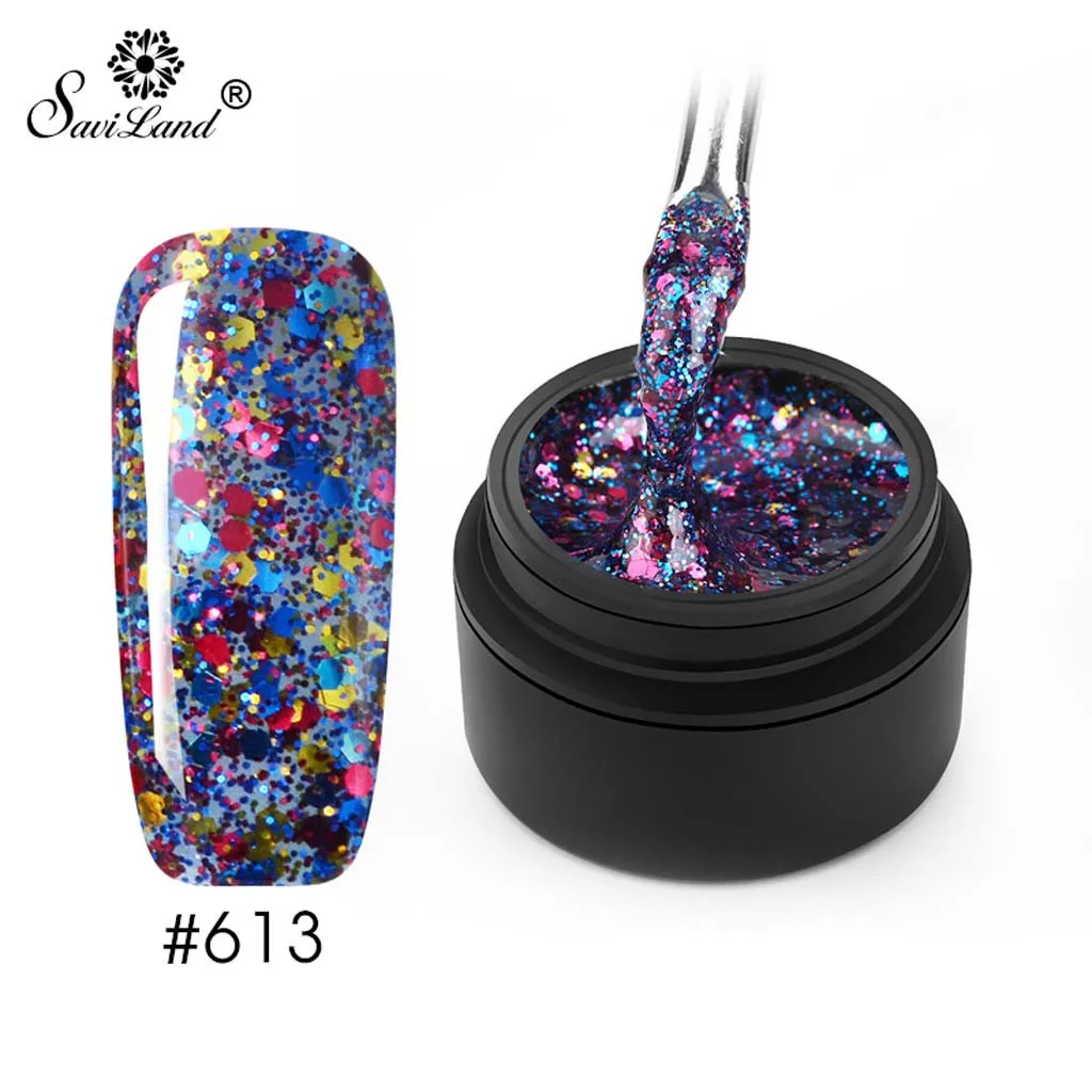 Голографический гель для ногтей с блестками лак блестящая Лазерная блестки розового и фиолетового цвета УФ-лак для ногтей# V - Цвет: M