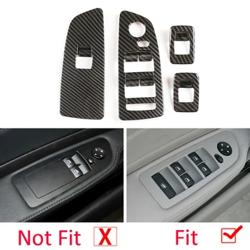 

Window Lift Button Trim Cover For BMW 1 Series E81 2007-2011 Decoration Car ABS Plastic
