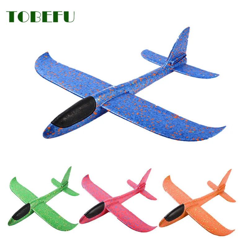TOBEFU Launch Glow Glider Plane модель ручной работы Gliding Airplane интересные уличные игрушки для