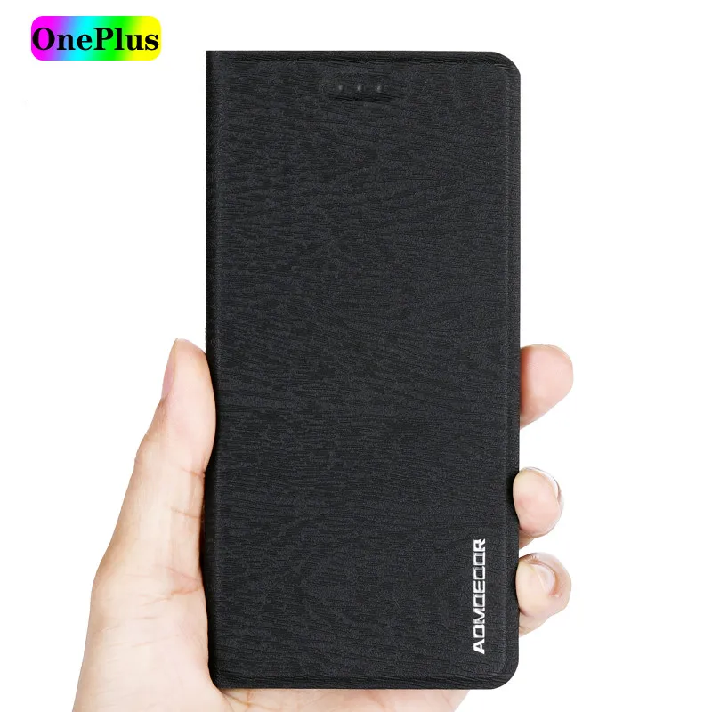 Кожаный чехол книжка Крышка для Oneplus Nord N10 N100 3 3t 5 6 комплектов/партия размер 6T OnePlus 7