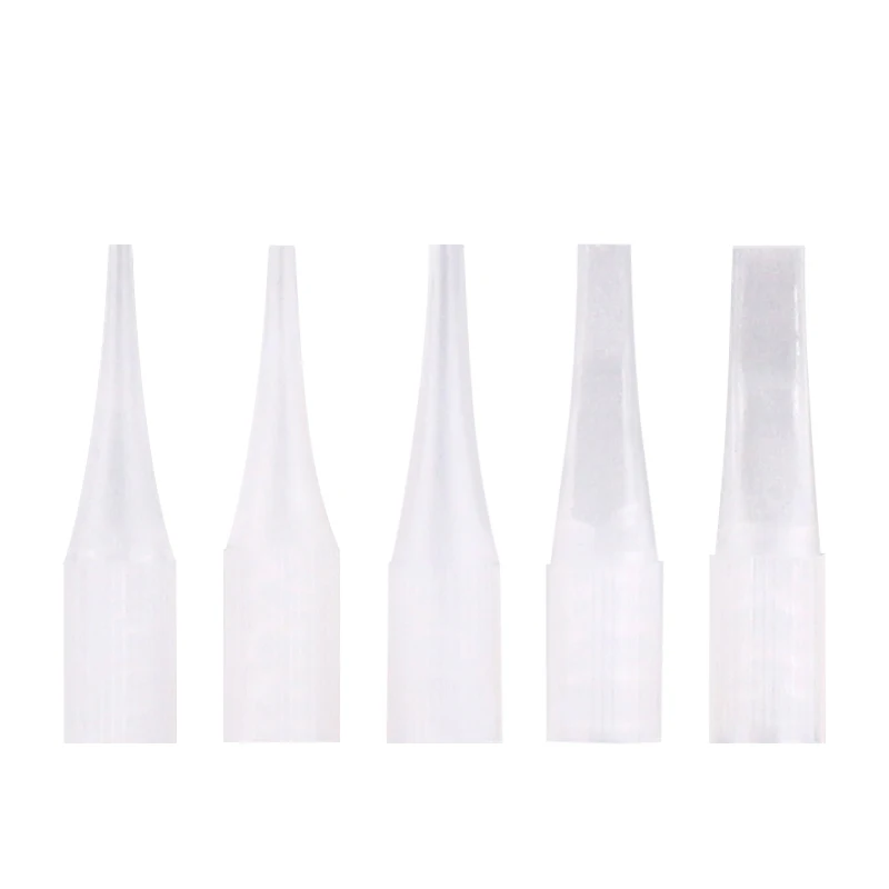 50Pcs/Lot Sterlized Individual Packed PVC Plastic Tips Semi-Permanent Makeup Giant Sun Tattoo Machine Caps