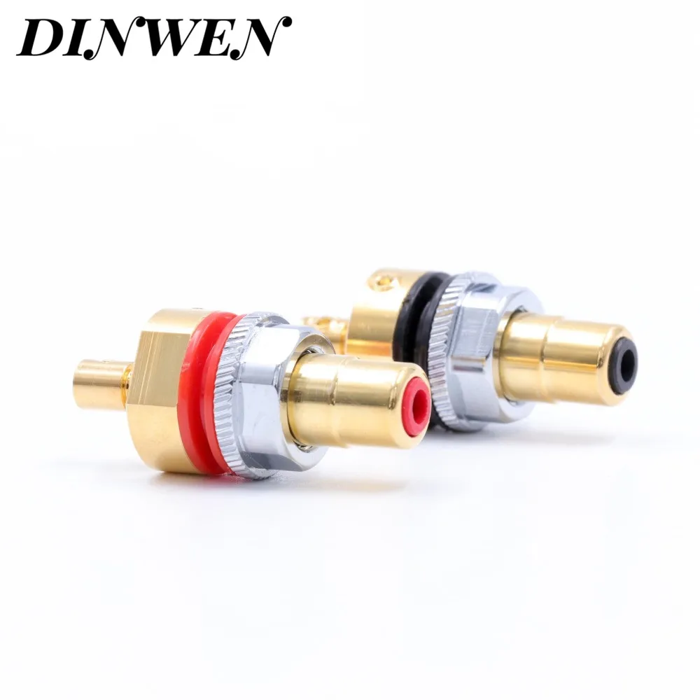 Viborg Cobre Puro Feminino RCA Jack Conector