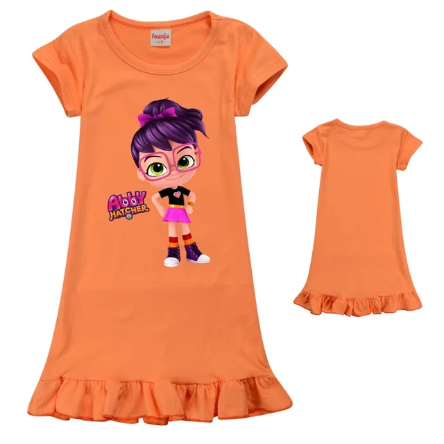 Abby Hatcher Kids Dresses for Girls 2 Year Old Baby Girl Clothes Baby