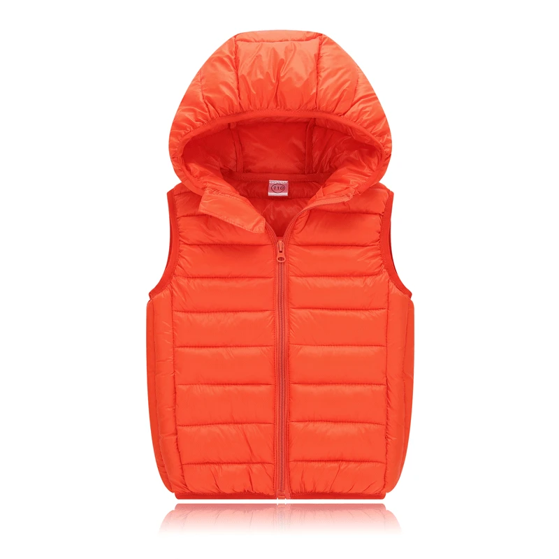 Girls Boys Hooded Vests Children's Down Cotton Coat Autumn Winter Baby Kids Waistcoat Outerwear Clothing Infant Warm Jacket For children vest