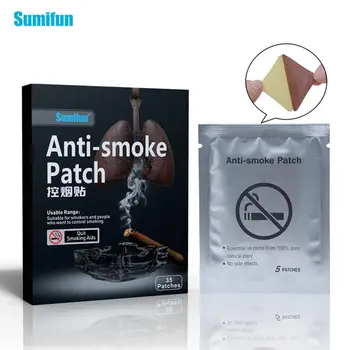 

Anti Smoke Sticker 35 Patches Detoxification Calming Nerve Refreshing for Smoking Cessation Patch Fast Quit Smoking