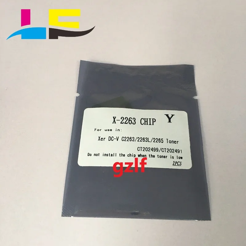 1 Набор чипов тонер-картриджей forXEROX DC-V 2265/2263 CT202496 CT202497 CT202498 CT202499