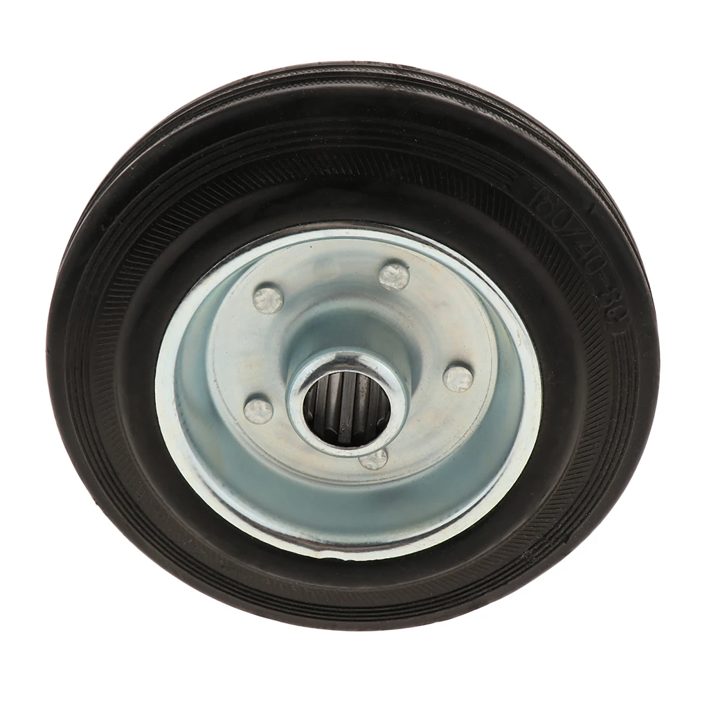 

8 inch Furniture Casters Solid Tyre Front Caster Walking Aids Wheelchairs Replacement Wheel, Wearproof, Silence