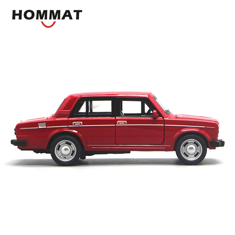 HOMMAT масштаб 1:32 Классическая ВАЗ Лада 2106 модель автомобиля игрушка из сплава