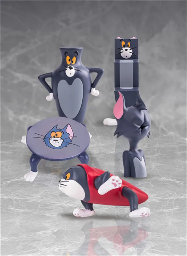 

Anime Garage Kit First Bomb 6-Cat And Mouse Capsule Toy Tom Cat Sand Sculpture Garage Kit Boxed Model