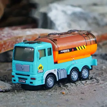 

Multi-directional Lighting Oil Tanker Loader Mixer Truck Kids Electric Car Toy Kids Toy Play with Tracks Together