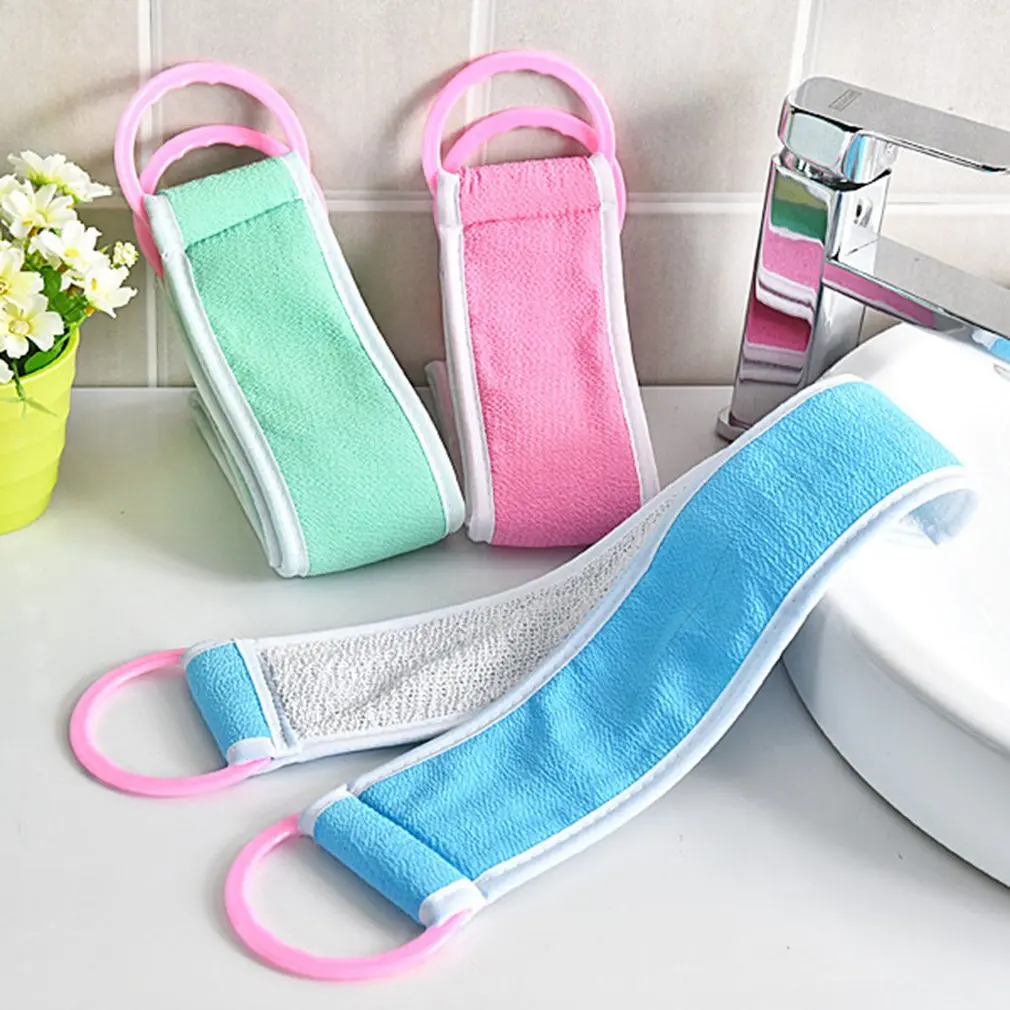 

Pull Back Strip Long Bath Towel Bath Artifact Thicken Stamped Sling Strong Smashed Mud Free Bath Towel
