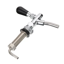 G5/8 регулируемый набор инструментов для пивного крана из нержавеющей стали, аксессуары для домашнего пивоварения, 98 мм удлиненный адаптер, пивное оборудование