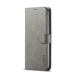 Elegant Leather Wallet Flip Cover with Card Holder and Stand Feature for Huawei P20 Pro (GRAY)