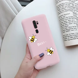 Stylish Silicone Soft Cover - Fashionable Candy Painted Design for OPPO A11x (Pink)