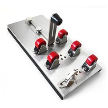 Przecinak do szklanych butelek, grubość cięcia 3-10 mm, stop aluminium, lepsza kontrola cięcia, tworzenie szklanych rzeźb(China)