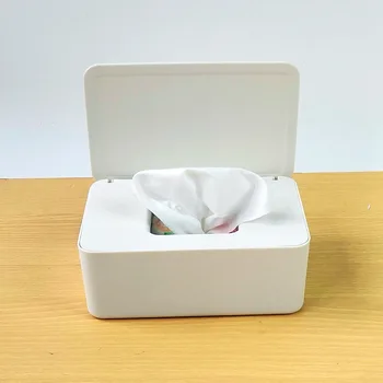 

Wet Tissue Box Desktop Seal Baby Wipes Paper Storage Box Dispenser Holder Household Plastic Dust-proof with Lid Tissue Box