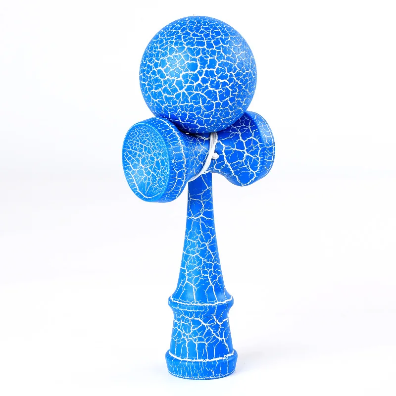 Обычный профессиональный шар Kendama, деревянные игрушки для улицы, умелый шар для жонглирования, игрушка для снятия стресса, Игрушки для раннего образования для детей - Цвет: blue