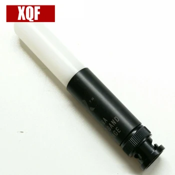 

XQF 10PCS Dual Band 144/430MHz LED BNC Antenna HH-508S for ICOM Radio