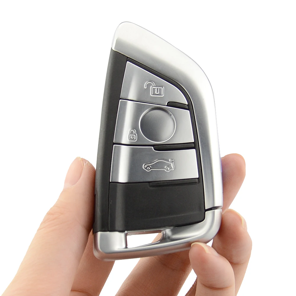 OKEYTECH SMART REMOTE CAR KEY SHELL CASE FOR BMW X5 X6 F15 X6 F16 G30 7 SERIES G11 X1 F48 F39 FOB 3/ 4 BUTTONS KNIFE CARD STYLE