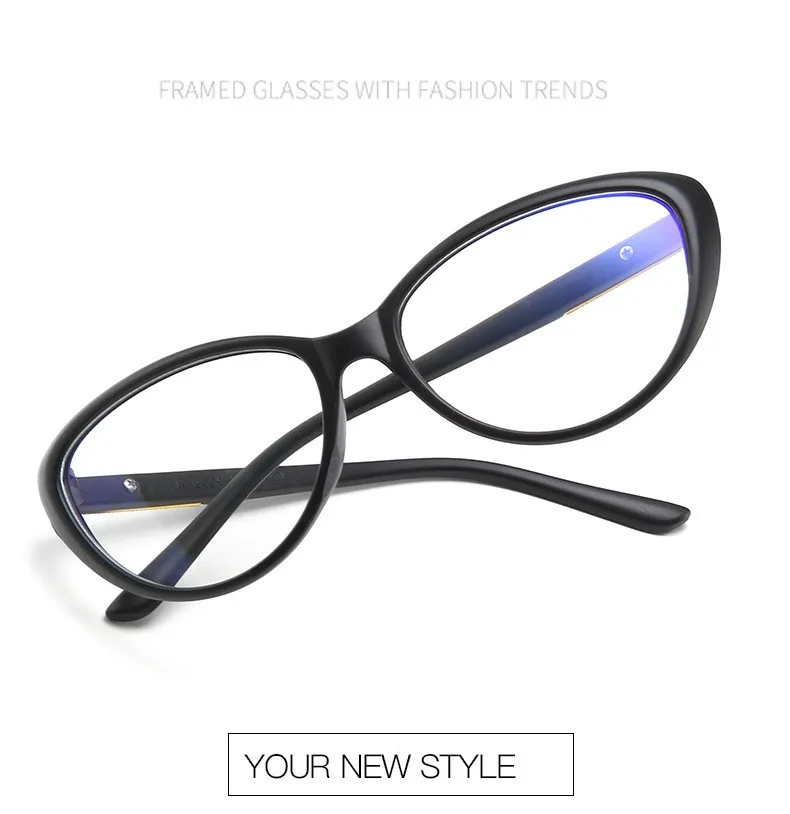 NYWOOH Sexy Cat Eye Glasses Frames Women Brand Designer Transparent Op –  Cinily