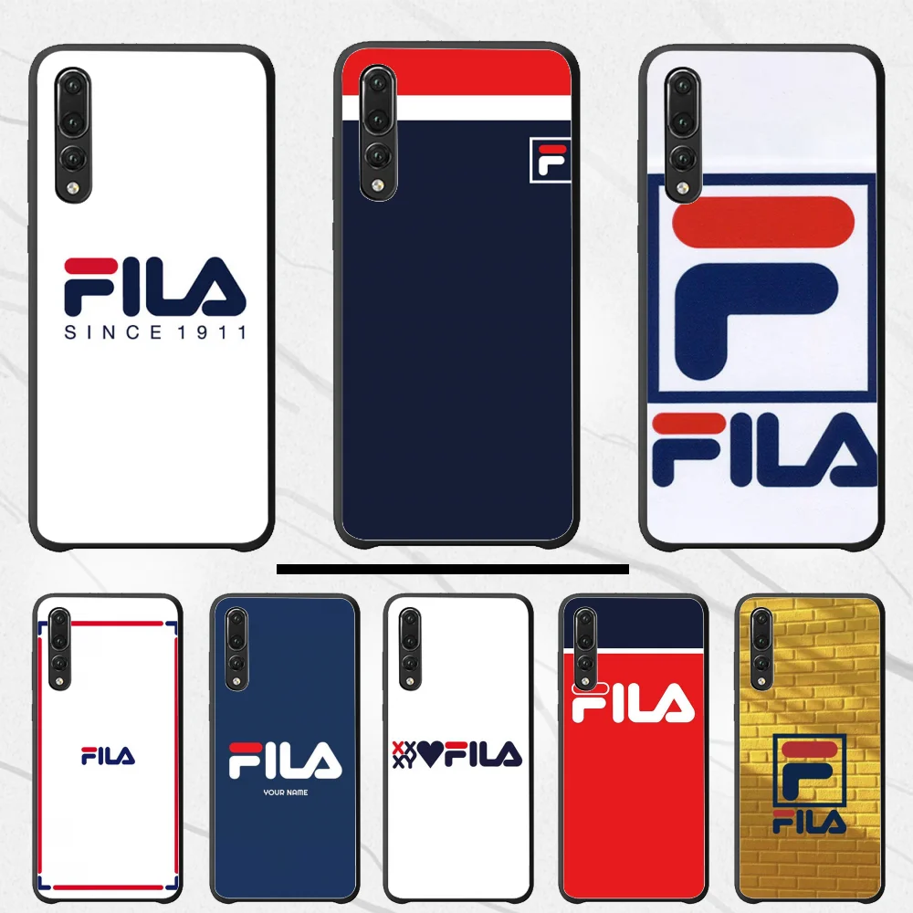 

For Huawei P30 American Tennis Brand Cover Black Phone Case For Huawei P10 20 pro lite plus 30 2019 P8 P7 2017 2016 PSMART 2019