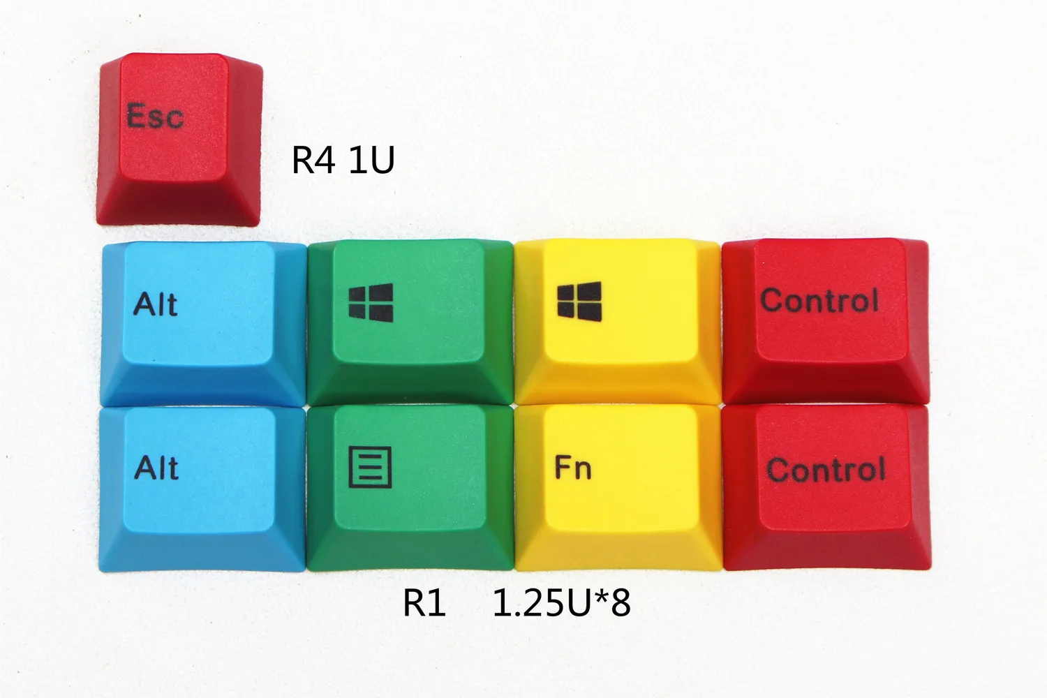 9 клавиш/набор PBT краситель Сублимация RGBY MAC/WIN ключевые колпачки механическая клавиатура Вишневый профиль Чехлы для клавиш для Ikbc Cherry filco Akko - Цвет: WIN