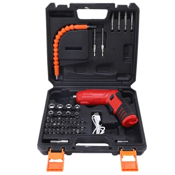 

47 in 1 Electric Screwdriver Set Cordless Rechargeable Drill Screwdriver Bits Kit 3.6V Torque Screw Tool