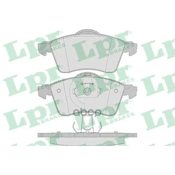 Колодки Тормозные Volkswagen Transporter T4 90-03 Передние Lpr 05p645 Lpr арт. 05P645