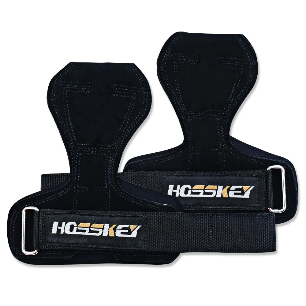 Hand Grips Pro Weight Lifting Gloves Heavy Duty Straps Alternative Power Lifting Hooks Best Deadlifts Adjustable Neoprene Padde