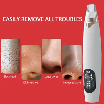 

Electric Face Cleansing Instrument Pore Blackhead Acne Cleaner Professional Facial Skin Care Instrument USB Charging