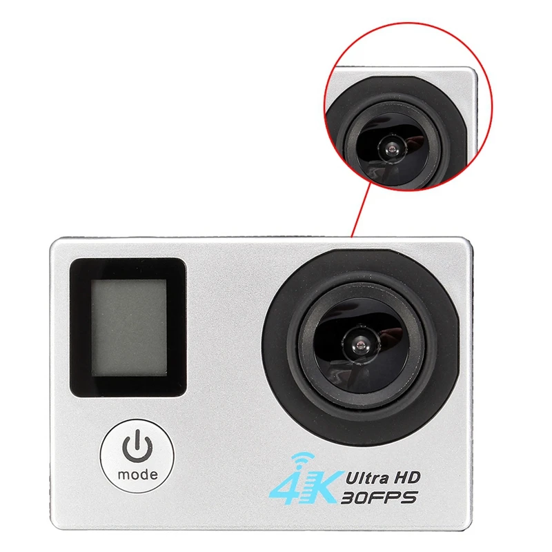 Спортивная водонепроницаемая камера с двойным экраном 4K 1080 P, Спортивная DV 2,4G Спортивная камера с дистанционным управлением