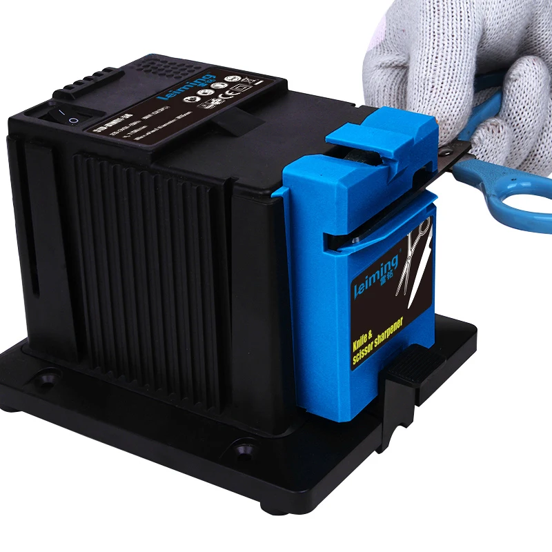 

Multifunction Electric Knife Sharpener Drill Sharpening Machine Knife & Scissor Sharpener Power Household Grinding Tools-EU Plug