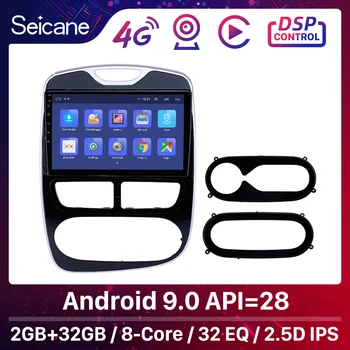 

Seicane 10.1 inch Android 9.0 RAM 2G Car GPS Navigation Radio Unit Player for 2012-2016 Renault Clio Digital/Analog support OBD2