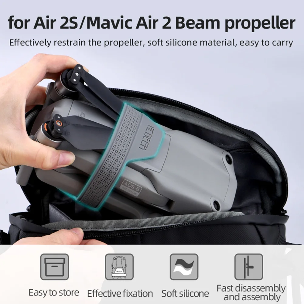 For DJI Mavic Air 2 Drone Propeller Stabilizer Fixing Strap Blade Storage Parts For DJI Mavic Air 2 Drone Propeller Stabilizer Fixing Strap Blade Storage Parts