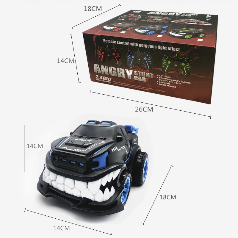 RC автомобиль вождения спортивных автомобилей приводные роботы 2,4G 360 ° поворотный пульт дистанционного управления автомобиль RC Боевая игрушка для Рождественский подарок