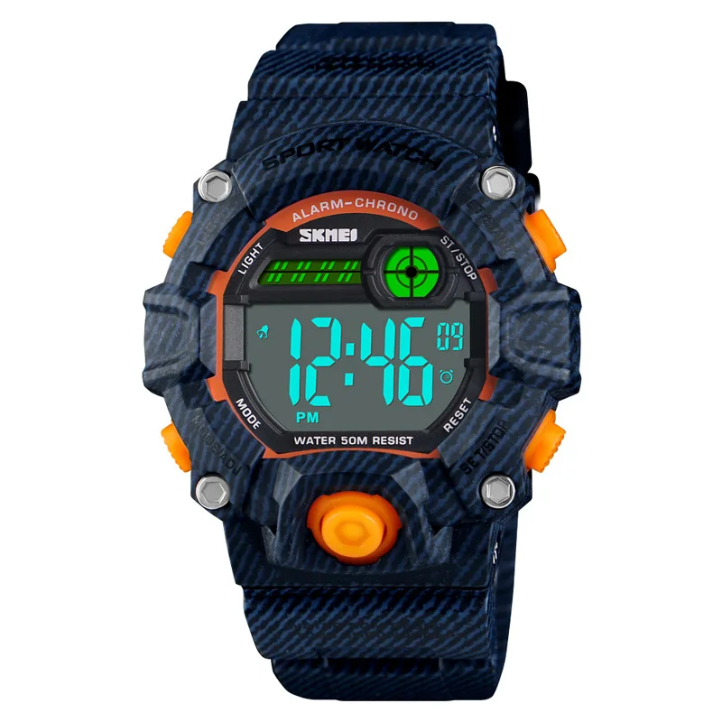 

Children Electronic Watch Fashion Outdoor Sports Waterproof Watches for Boys Girls LL@17