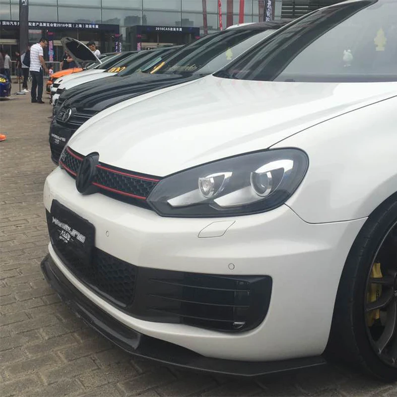 Car Front Fog Lights Cover Fog Lamp Frame For 2008-2013 Volkswagen VW Golf 6 MK6 GTI R R20