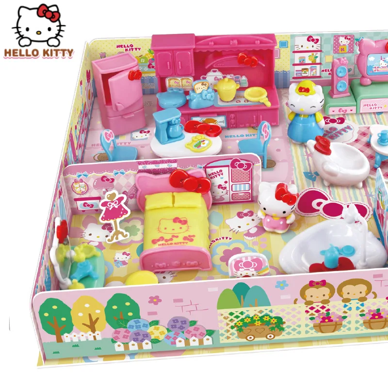 50061 Hello Kitty hello kitty Home Set Model Kitchen Furniture GIRL'S Play House Toys