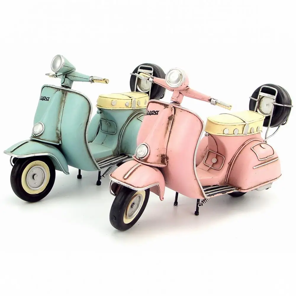 Совершенно новая модель мотоцикла ручной работы 1965 VESPA металлическая игрушка для